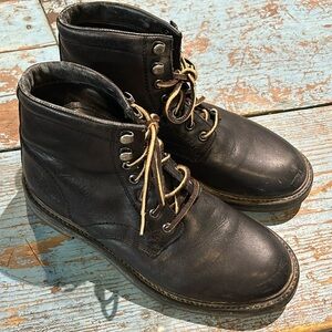 Frye Black Leather Men's Boots